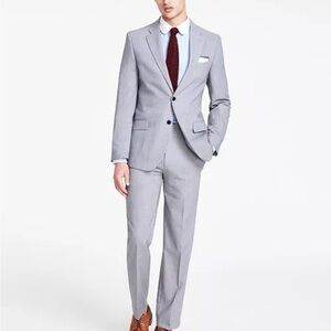 New Men's Modern-Fit Grey Suit Large/ 40R Pants 32